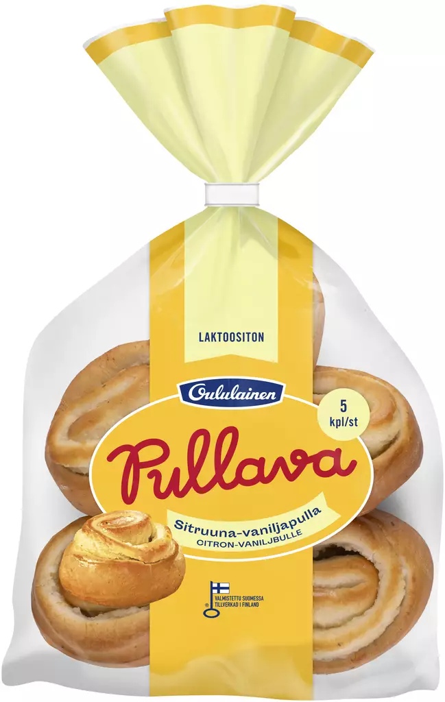 SITRUUNA-VANILJAPULLA PULLAVA - Tummat leivät - 6413467629006 - 1