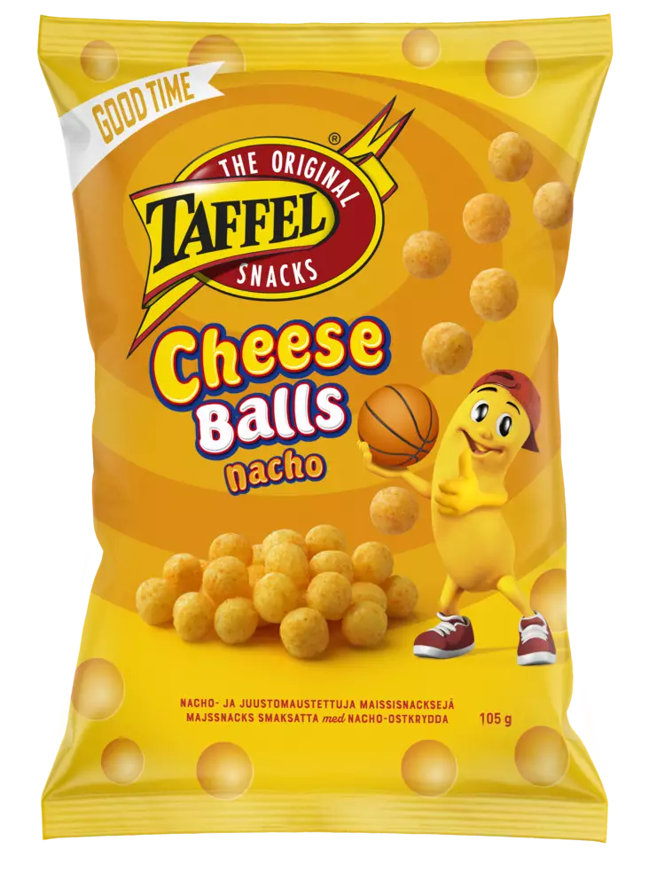 TAFFEL SIPS CHEESE BALLS - Sipsit ja snacksit - 6410380052416 - 1