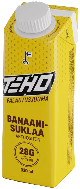 TEHO SPORT PROT.JUOMA banaani-SUKLAA - Jogurtit - 6419800120926 - 1