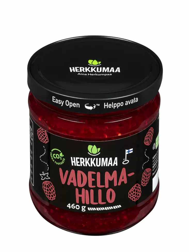 VADELMAHILLO 460G HERKKUMAA - Muut elintarvikkeet - 6410840070066 - 1