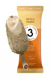 3 KAVERIN PUIKKO 80G TOFFEE&CRUNCH - Jäätelötikut - 6430048444407 - 1