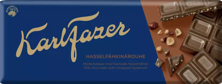 FAZER SUKLAALEVY 200G PÄHKINÄROUHE - Suklaat - 6411401015137 - 1