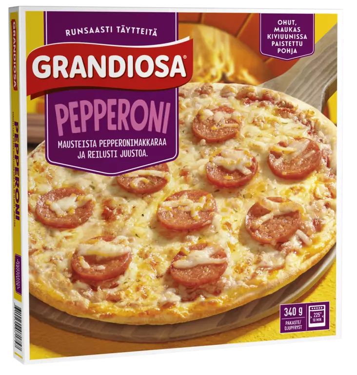 GRANDIOSA PEPPERONI KIVIUUNIPIZZA - Pakastepizzat - 7310240071757 - 1