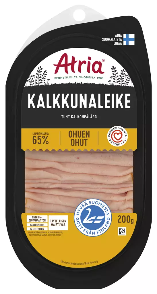 KALKKUNALEIKE OHUT - Leivänpäälliset / Leikkeleet - 6407810017947 - 1