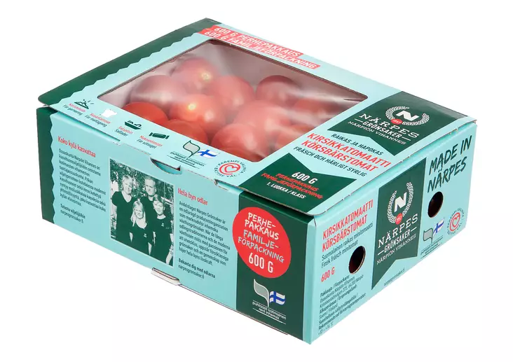 KIRSIKKATOMAATTI 600G PERHEPAK SUOMI 1LK - Hedelmäsäilykkeet - 6416075931417 - 1