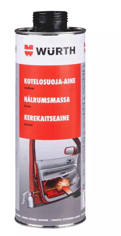 KOTELOSUOJA-AINE RUSKEA WURTH - Muut Autonpesutarvikkeet - 4045989296897 - 1