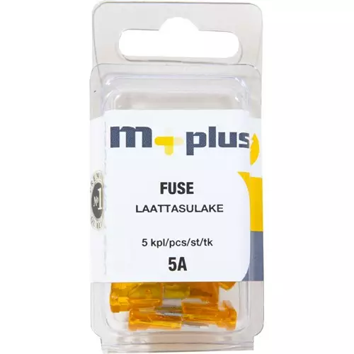 LAATTASULAKE 5,0A 5KPL - Auton Pistosulakkeet - 6417196696797 - 1