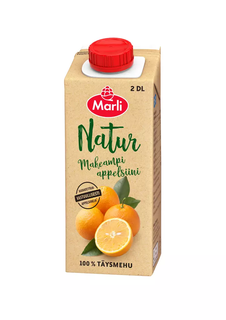 MARLI NATUR MAKEAMPI APPELSIINITÄYSME2DL - Mehut - 6415130086307 - 1