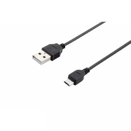 MOBIA DATAKAAPELI MICROUSB 3M MUSTA - Johdot ja adapterit - 6430035349227 - 1
