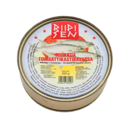 MUIKKUA TOMAATTIKASTIKKEESSA - Vihannessäilykkeet - 6420616880027 - 1