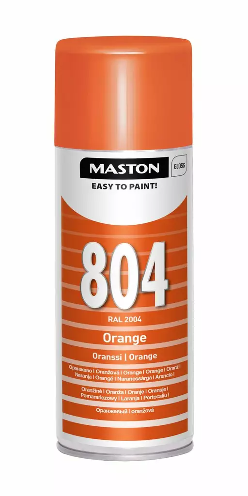 ORANSSI SPRAYMAALI 400ML MASTON - Spraymaalit - 6412491008047 - 1