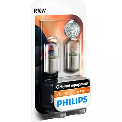 PHILIPS R10W 12V 10W PREMIUM - Auton polttimot - 8711500055477 - 1