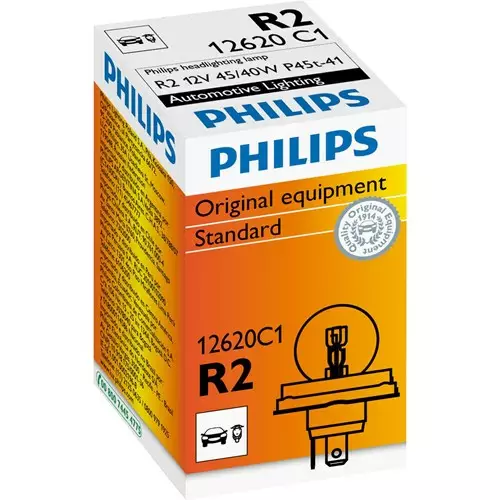 PHILIPS R2 B1 Std12V 45/40W - Auton polttimot - 8711500400857 - 1