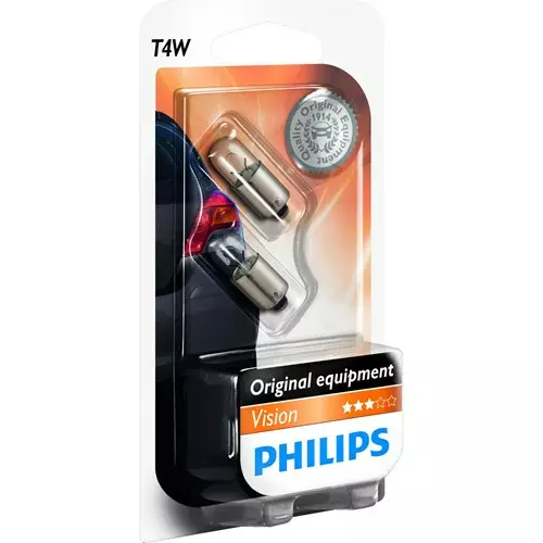 PHILIPS T4W 12V4W PREMIUM - Auton polttimot - 8711500055507 - 1