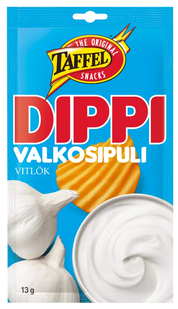 TAFFEL DIPPI VALKOSIPULI - Muut elintarvikkeet - 6410381095337 - 1