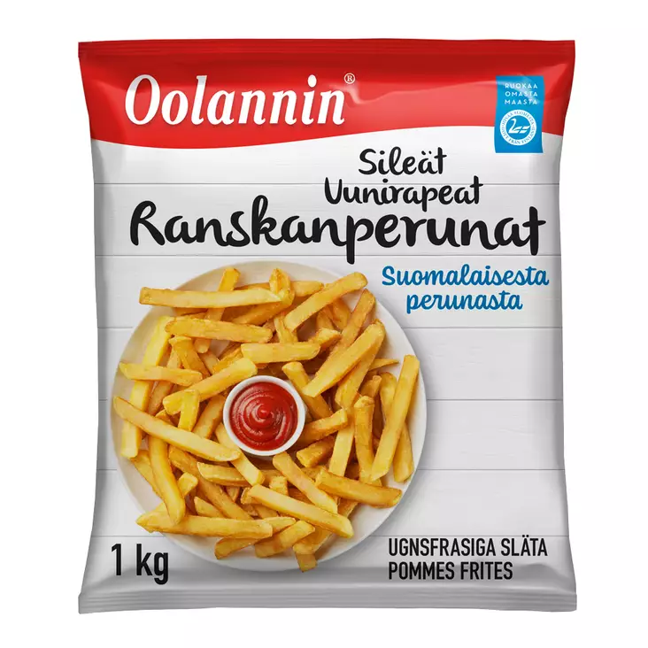 UUNIRAPEAT RANSKALAISET 1 KG - Perunapakasteet - 6410380097677 - 1