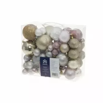 WINTERIA KUUSENPALLO MIX 72KPL PAKKAUS - Suklaat - 6410416106847 - 1