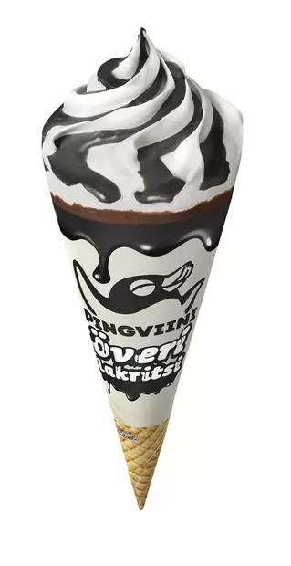 PINGVIINI ÖVERI LAKRITSI TUUTTI 106G - Jäätelötuutit - 6430064408018 - 1