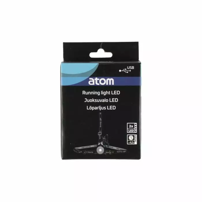 ATOM JUOKSUVAL RINTAMALLI LED - Taskulamput - 6410416220468 - 1