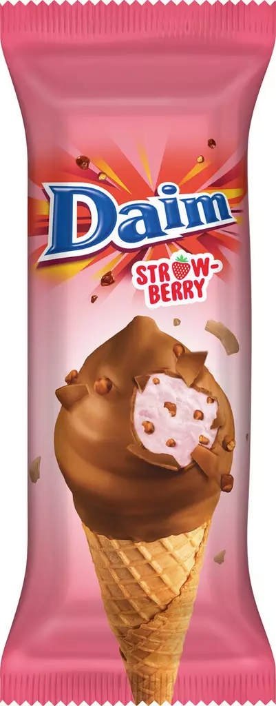 DAIM TUUTTI MANSIKKA - Jäätelötikut - 8711327674998 - 1