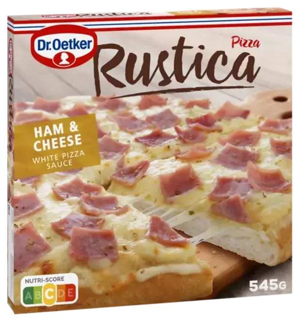 DR. OETKER RUSTICA HAM&CHEECE PIZZA 545G - Pakastepizzat - 4001724030638 - 1