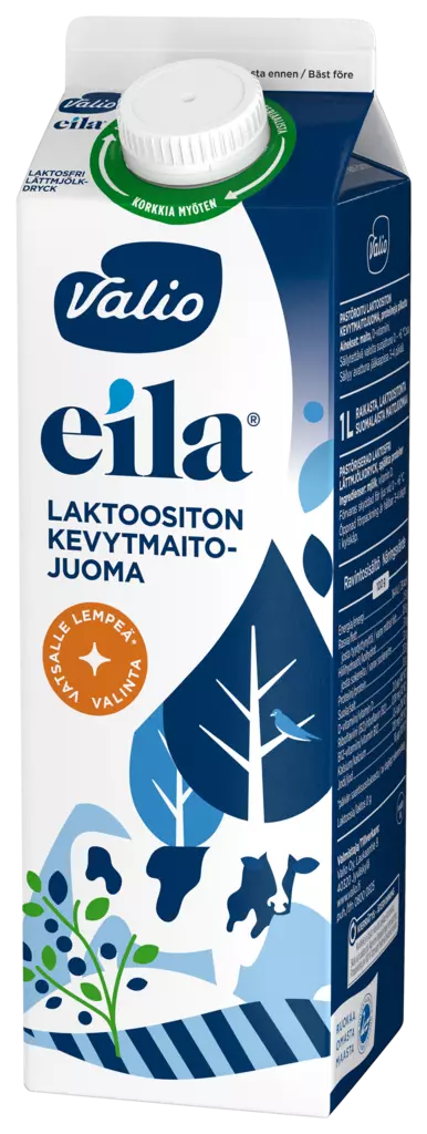 EILA KEVYTMAITOJUOMA 1L - Maito ja kerma - 6408430000258 - 1