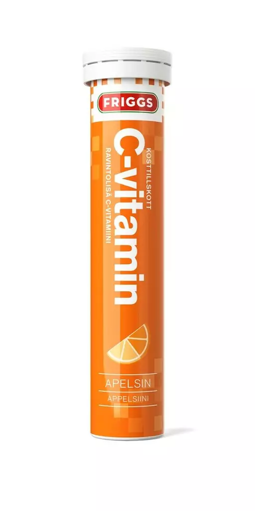 FRIGGS C-VITAMIINI PORETABL 20KPL 80G - Vitamiinit - 7313902800658 - 1