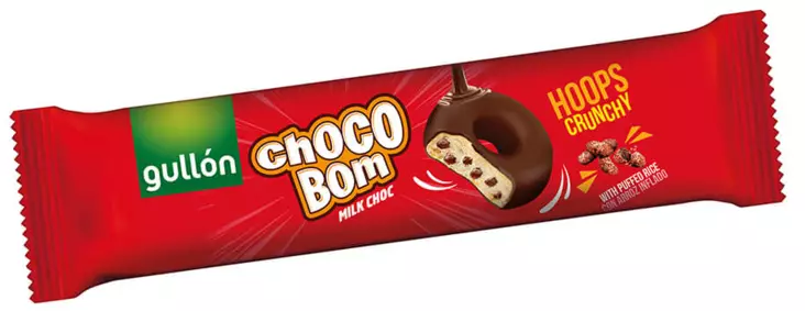 GULLON CHOCO BOM MAITOPSUKLAA KUOR.KEKSI - Leivonnaiset - 8410376076288 - 1