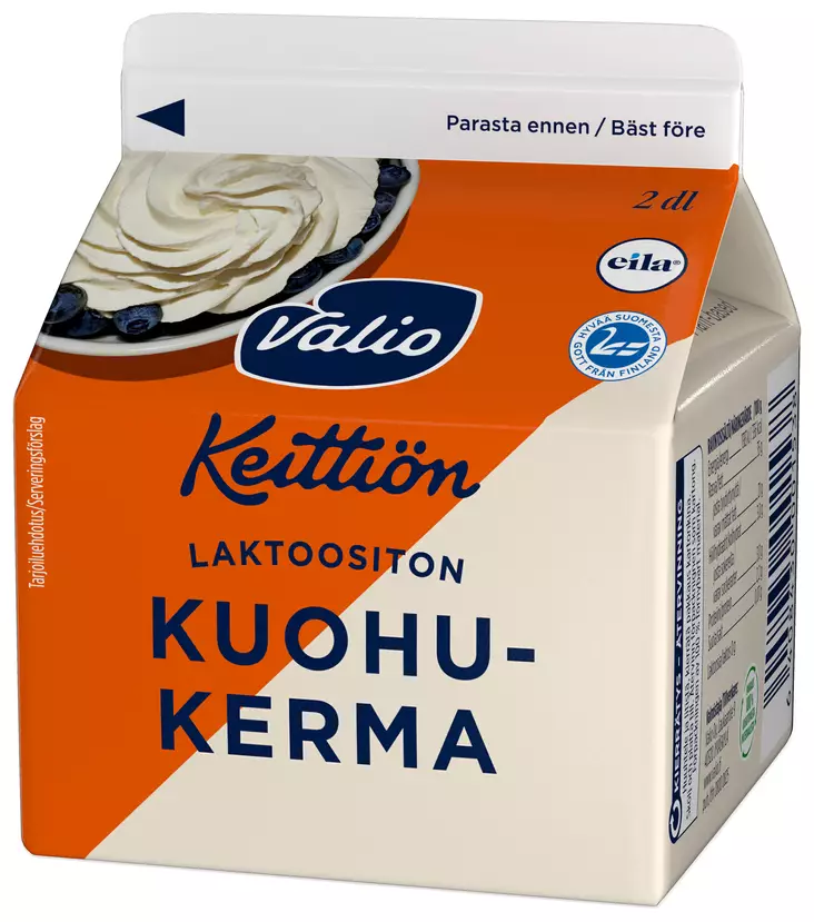 KUOHUKERMA LAKTOOSITON 2DL VALIO - Viilit / Vanukkaat - 6408430001538 - 2