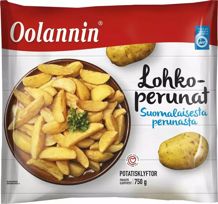 LOHKOPERUNAT KUORETON OOLANNIN - Perunapakasteet - 6410380097448 - 1
