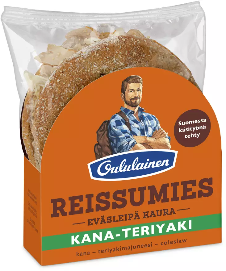 REISSUMIES EVÄSLEIPÄ KAURA KANA-TERYAKI - Mikroateriat - 6413467525308 - 1