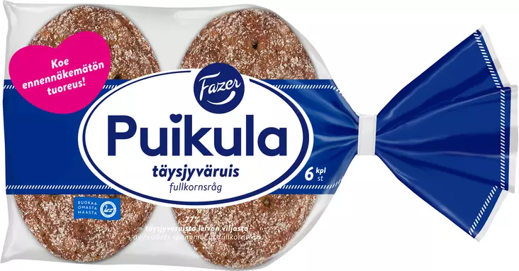 RUISPUIKULAT 6KPL FAZER - Tummat leivät - 6413467282508 - 1