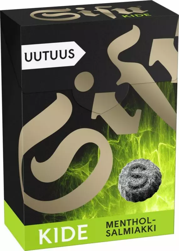 SISU KIDE MENTHOL-SALMIAKKI Pastilli - Karkit - 6420256016848 - 1