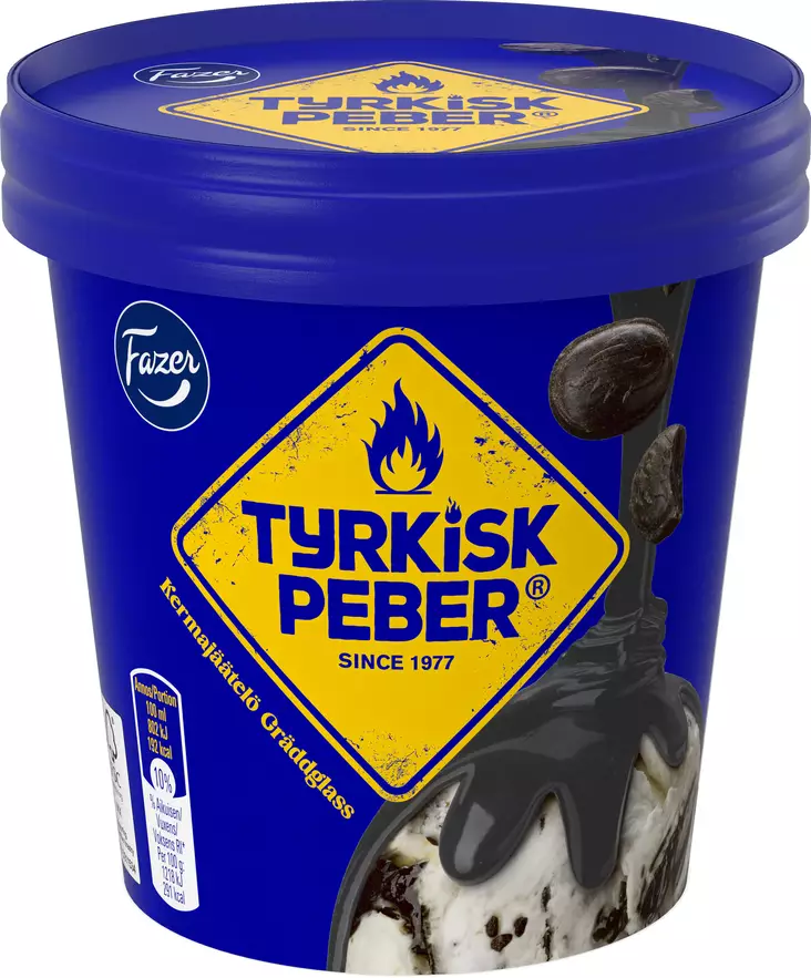 TYRKISK PEBER KERMAJÄÄTELÖ FAZER - Jäätelöpakkaukset - 6430064407158 - 1