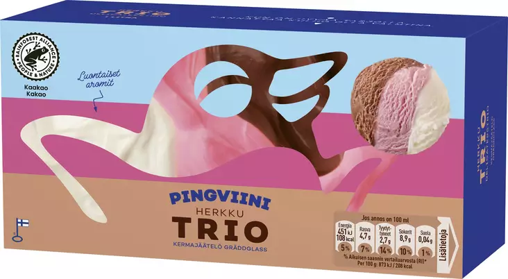 VALIO HERKKUTRIO 1L - Jäätelöpakkaukset - 6430064403648 - 1