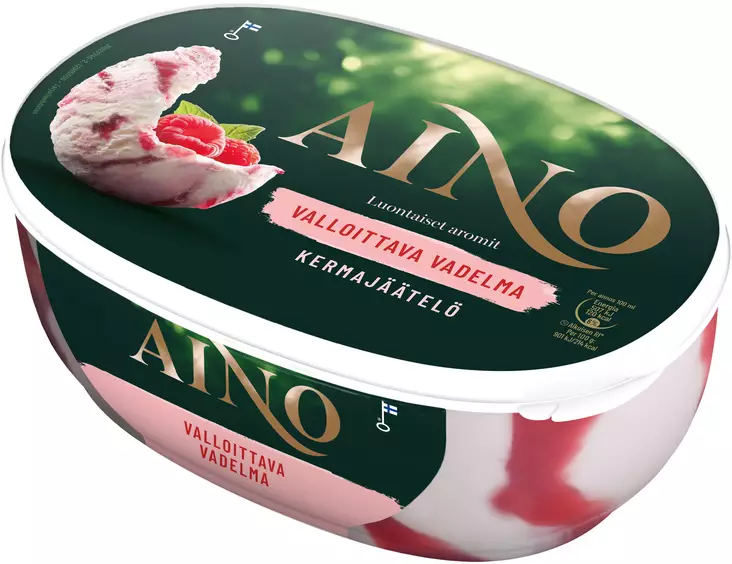 VALLOITTAVA VADELMA AINO - Jäätelöpakkaukset - 6430064400678 - 1