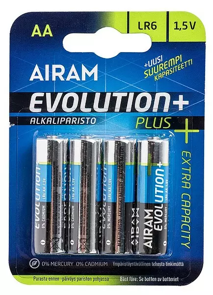 AIRAM PARISTO ALKALI LR6 - Sormiparistot - 6435200194749 - 1
