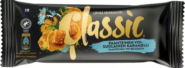 CLASSIC PAAHTVOI-SUOLAINEN KARAMEL VALIO - Jäätelötikut - 6430064405079 - 1