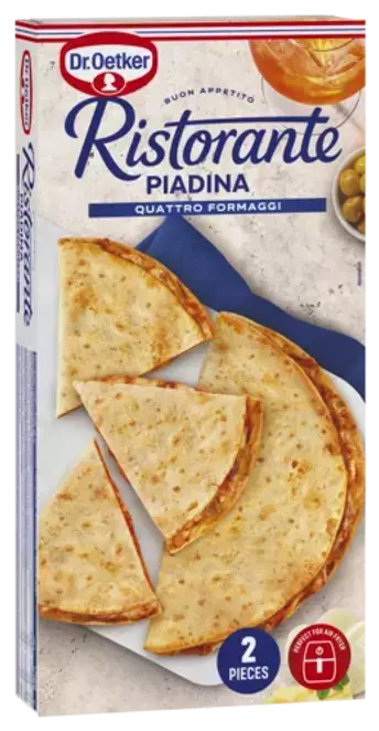DR. OETKER RISTORANTE PIADINA QUATTRO FO - Pakastepizzat - 4001724054689 - 1