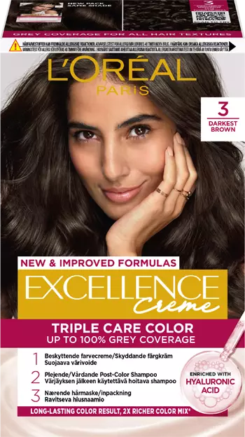 EXCELLENCE HIUSVÄRI N:RO 3 - Hiusvärit - 5703147063499 - 1