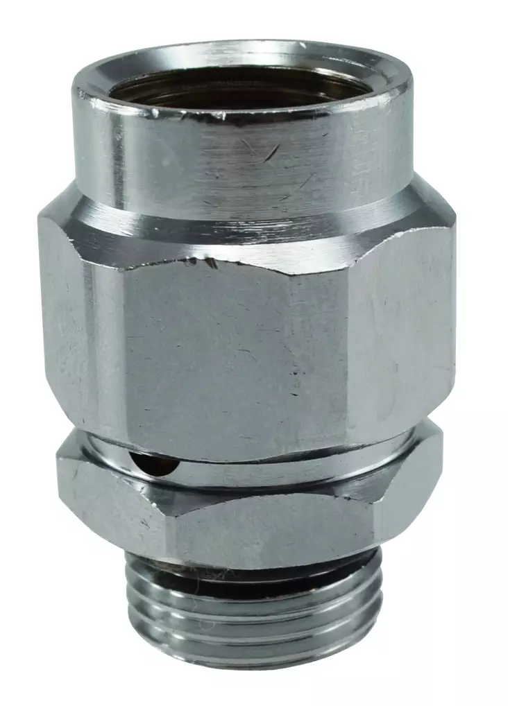 IMUSUOJA 1/2" SK-1/2" UK KROMATTU - LVI-letkut, -putket ja -eristeet - 6438140051929 - 1