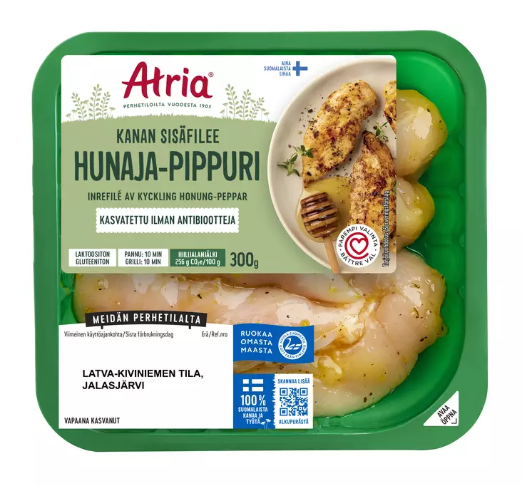 KANAN SISÄFILE HUNAJA-PIPPURI - Kanan- / Broilerinliha - 6407800018459 - 1