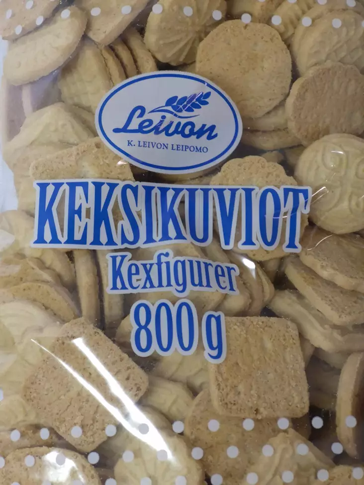 KEKSIKUVIOT 800G K.LEIVON - Leivonnaiset - 6411734000299 - 1