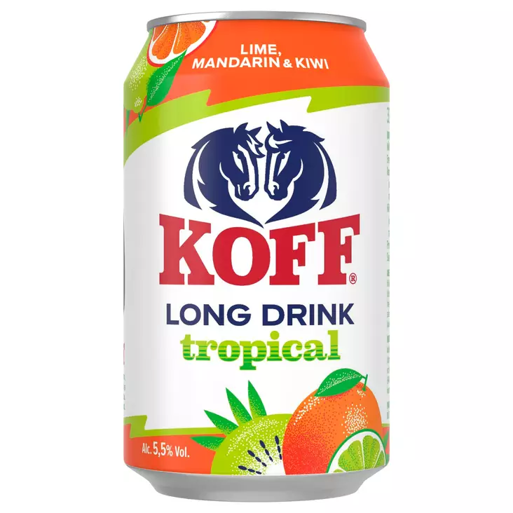 KOFF LONG DRINK TROPICAL 5,5% 0,33L - Lonkerot - 6415600587709 - 1