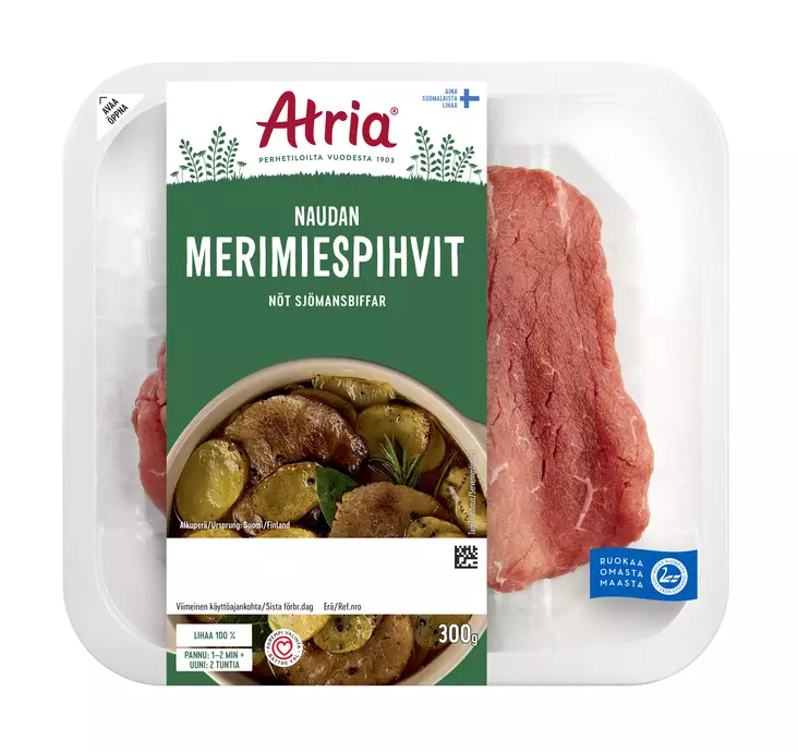 NAUDAN MERIMIESPIHVI ATRIA - Naudanliha - 6407800022609 - 1