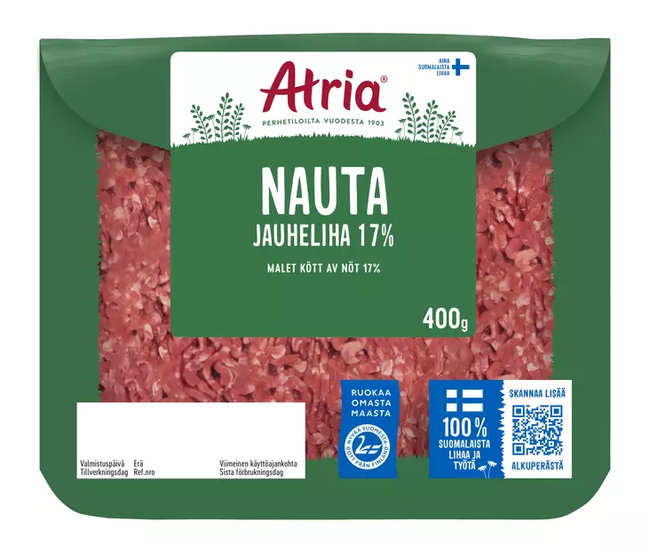 NAUTA JAUHELIHA 17% ATRIA - Naudanliha - 6407840042209 - 1