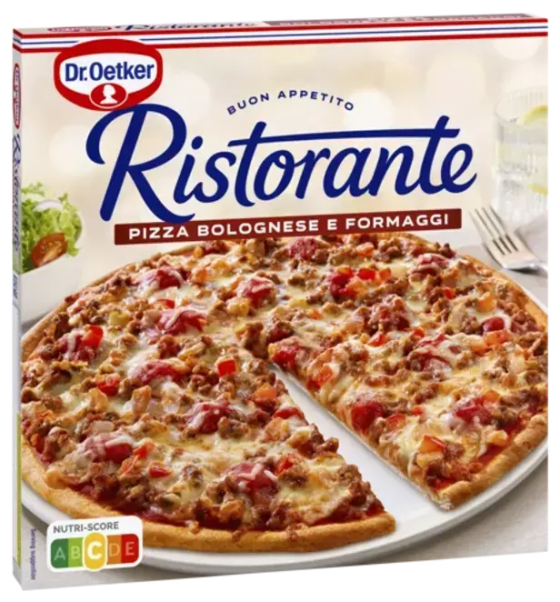 RISTORANTE BOLLOGNESE FORMA PIZZA - Pakastepizzat - 4001724039419 - 1