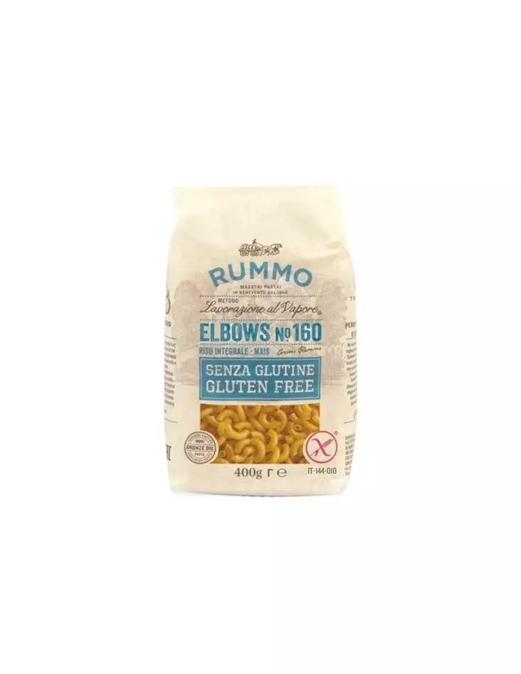 RUMMO ELBOWS N160 GLUT PASTA 400G - Muut elintarvikkeet - 8008343881609 - 1