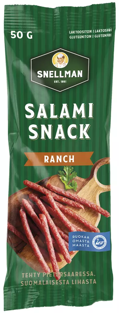 SALAMI SNACK RANCH SNELLMAN - Leivänpäälliset / Leikkeleet - 6409620015199 - 1