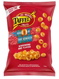 TAFFEL HOT ROD 110G - Sipsit ja snacksit - 6410380052409 - 1